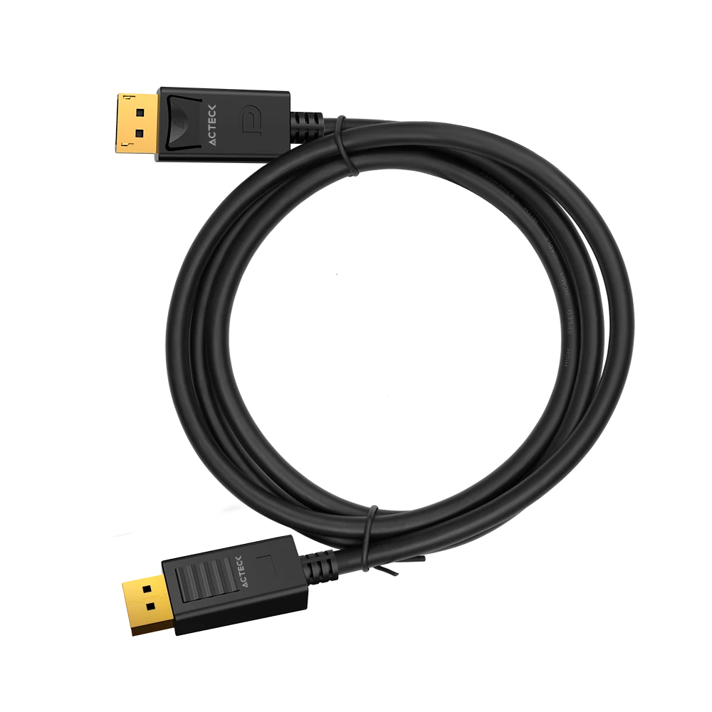 Cable DP a DP | Linx Plus DP422-1 | 4K  + 60Mhz  + 2160p + 1 metro +  Macho a Macho | Advanced Series | Negro