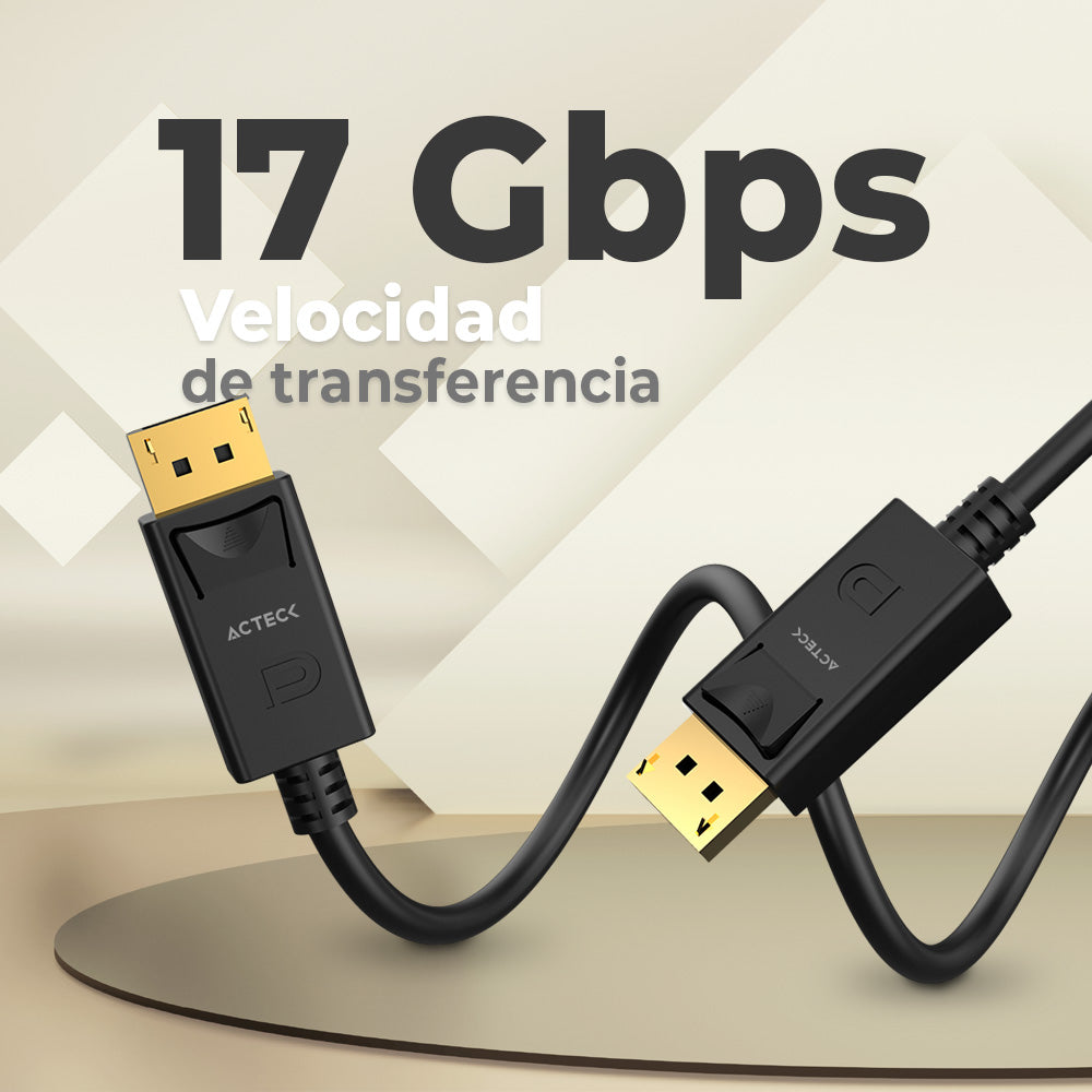 Cable DP a DP | Linx Plus DP422-1 | Negro