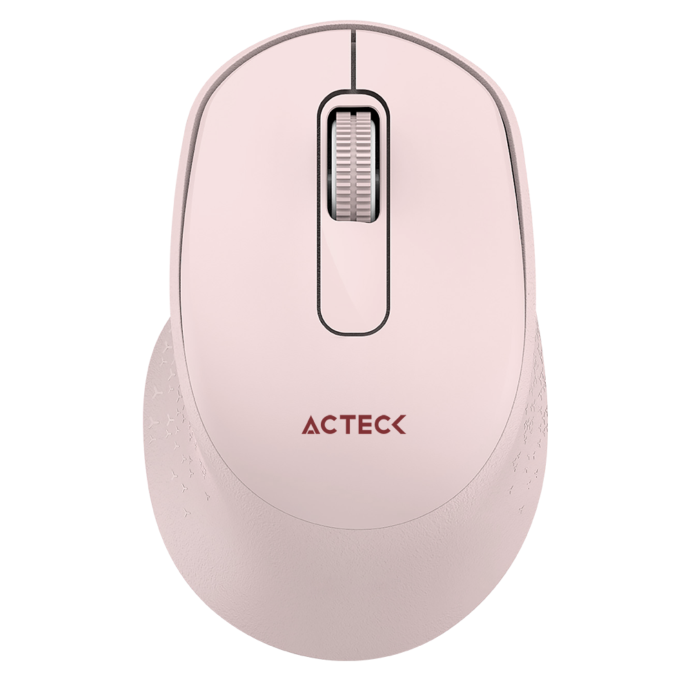 Mouse Ergonómico | Optimize Ergo MI470 | Inalámbrico + 2.4 GHz + 1600 DPI + 2 Botones + 1xBat AA Incluida | Advanced | Rosa