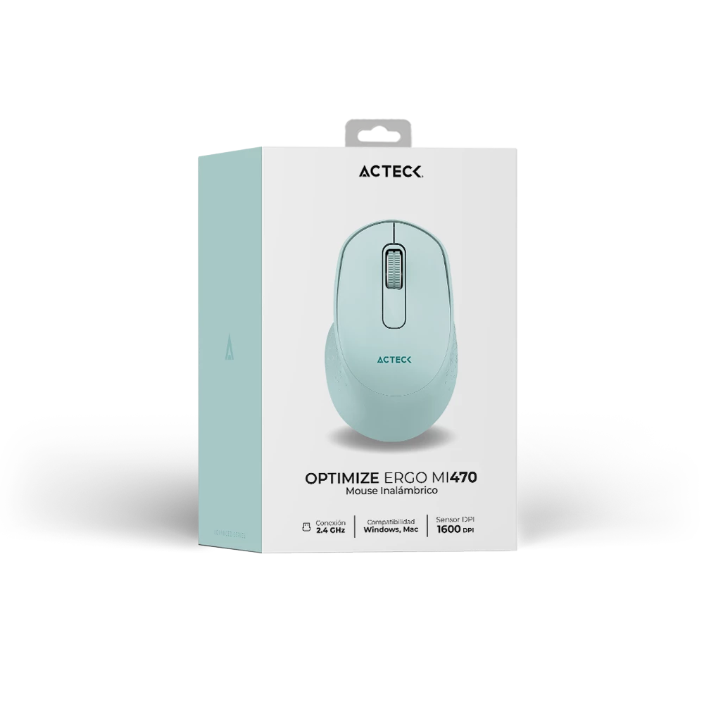 Mouse Ergonómico Inalámbrico | Optimize Ergo MI470 | Tiffany
