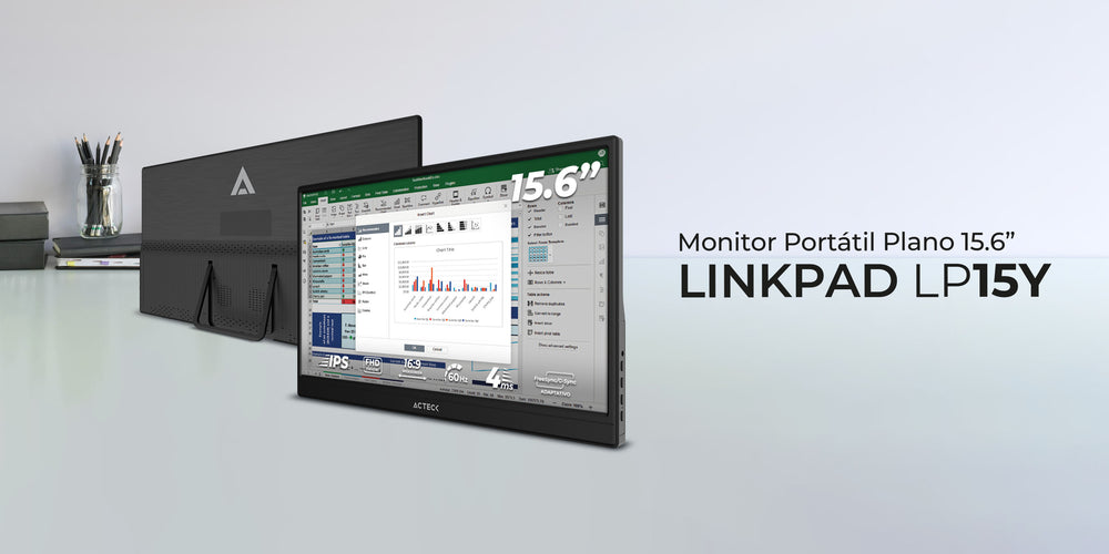 Monitor Portátil Plano 15.6" IPS | LinkPad LP15Y