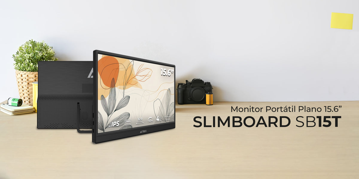 Monitor Portatil Plano 15.6