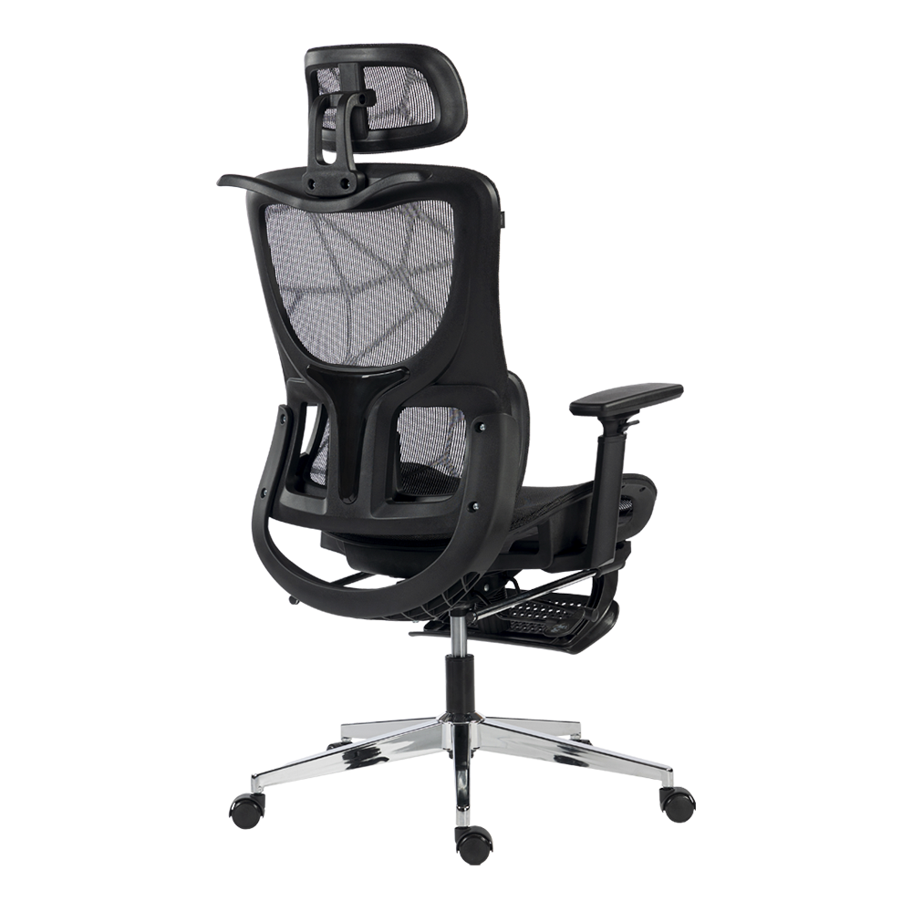 Silla | Flux Ultra EC696HR | Marco Negro - Malla Negra