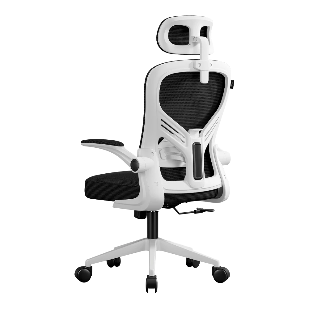 Silla | Flux Base EC343HR | Marco Blanco- Malla Negra