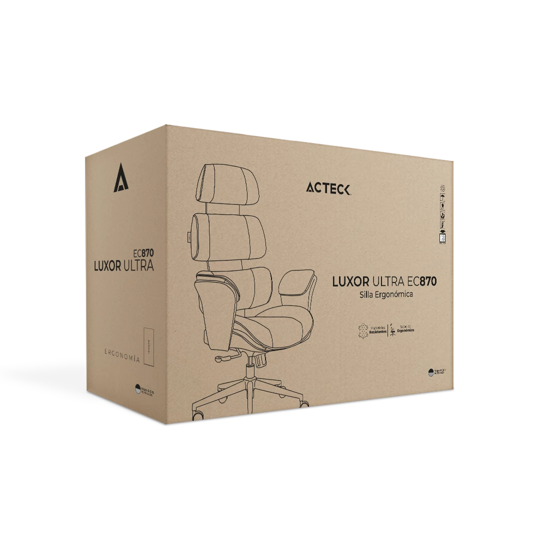 Silla de Oficina | Luxor Ultra EC870 | Negro-Gris