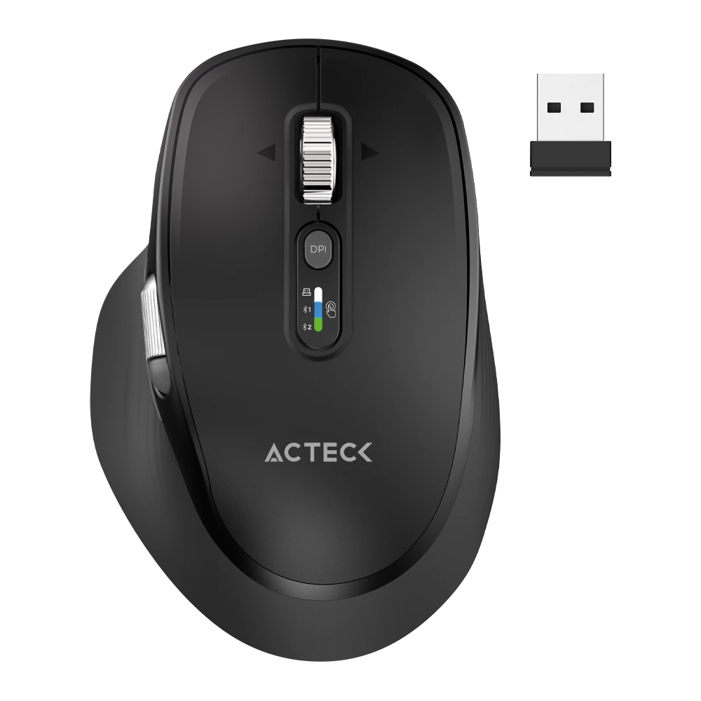 Mouse Multidispositivo | Virtuos Pro Ultra MI777 | Elite Negro