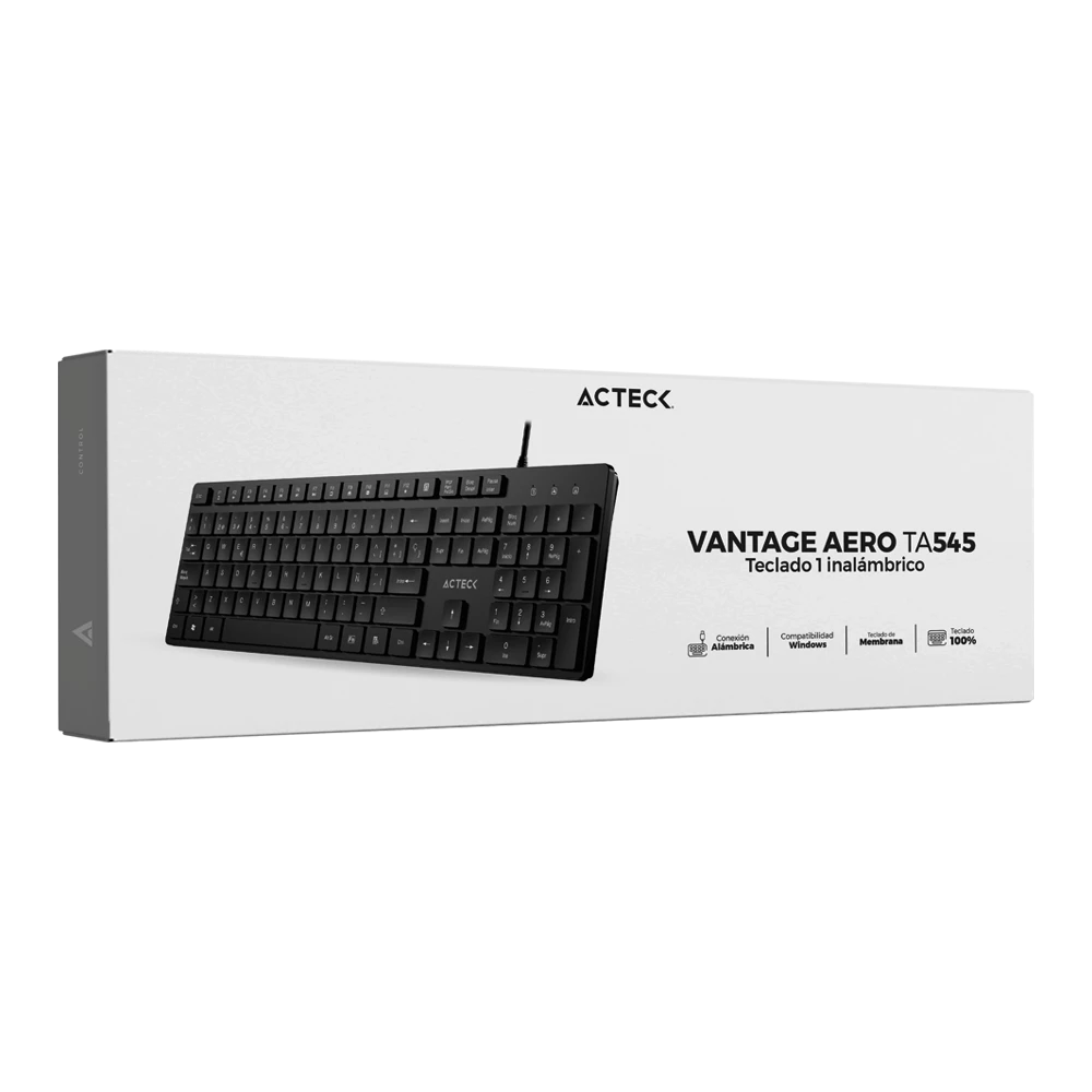 Teclado Alambrico | Vantage Aero TA545 | Negro