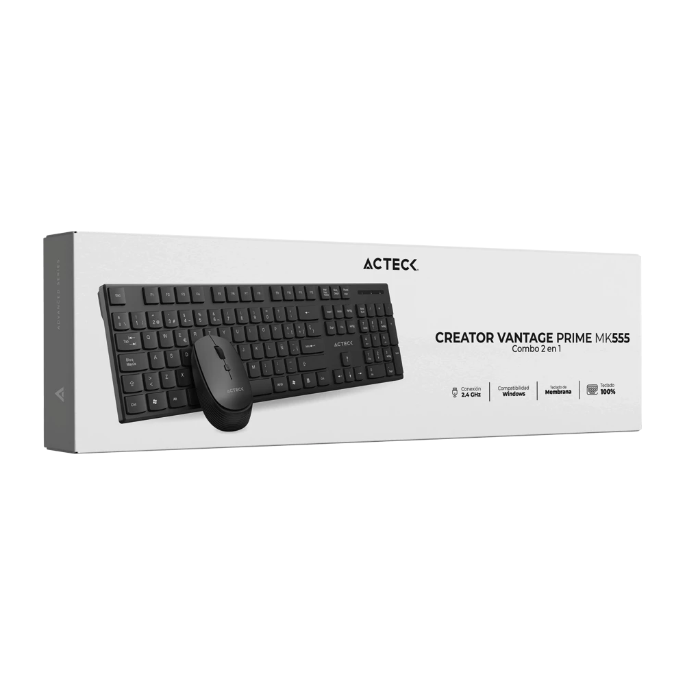 Combo 2 en 1 Creator | Vantage Prime MK555 | Negro