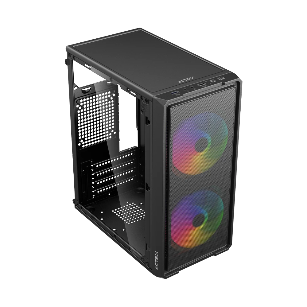 Gabinete Mini Torre | Doom Ultra Mesh GI750M | Negro