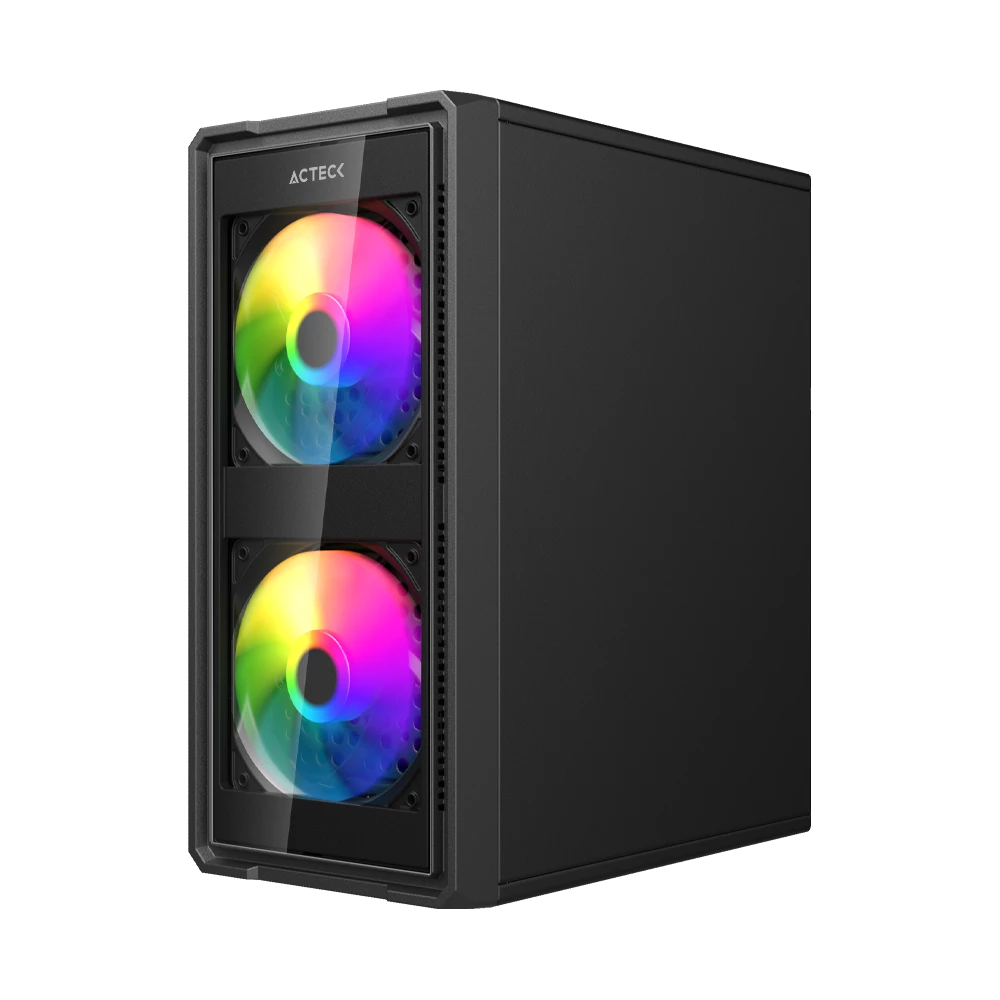 Gabinete Mini Torre | Doom Ultra Crystal GI750C | Negro