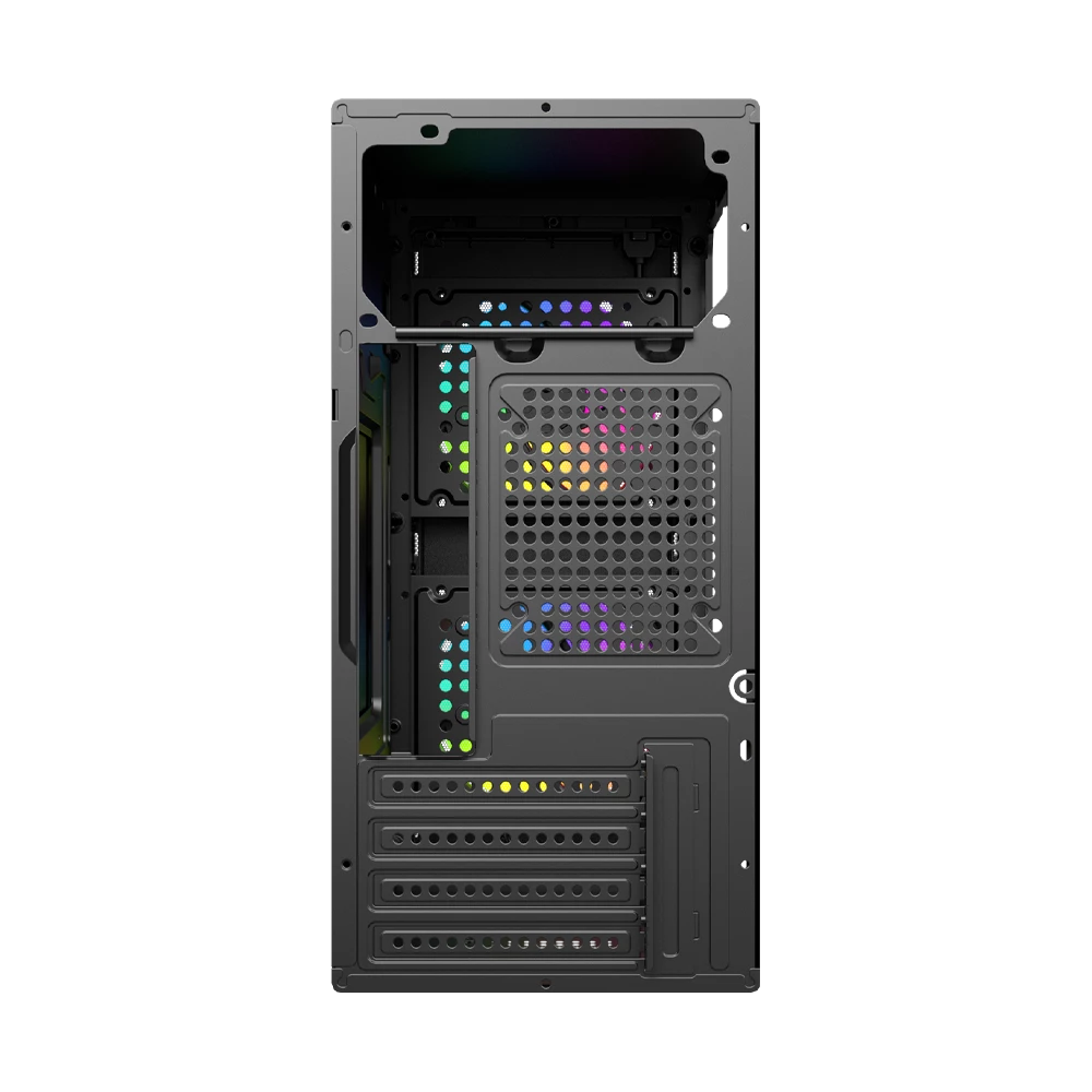 Gabinete Mini Torre | Doom Ultra Crystal GI750C | Negro