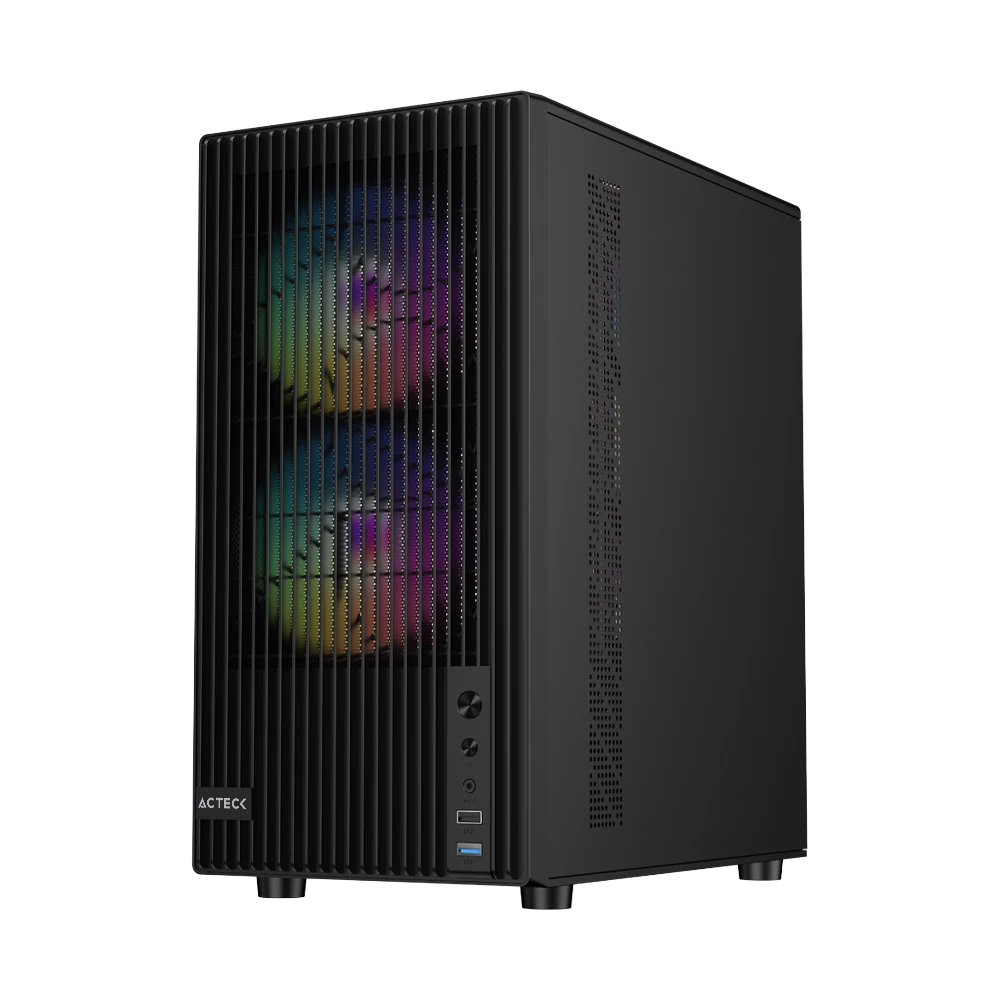 Gabinete Compact Mini Torre | Zyron GC606 | Negro