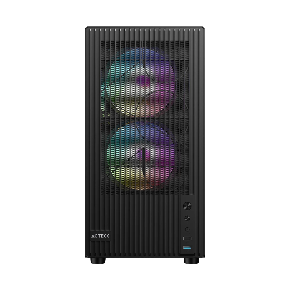 Gabinete Compact Mini Torre | Zyron GC606 | Negro