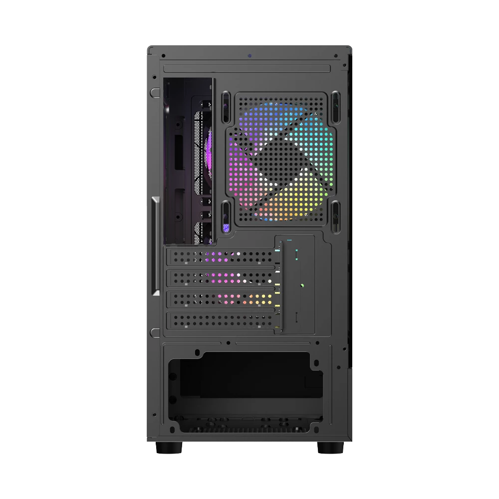 Gabinete Compact Mini Torre | Zyron GC606 | Negro