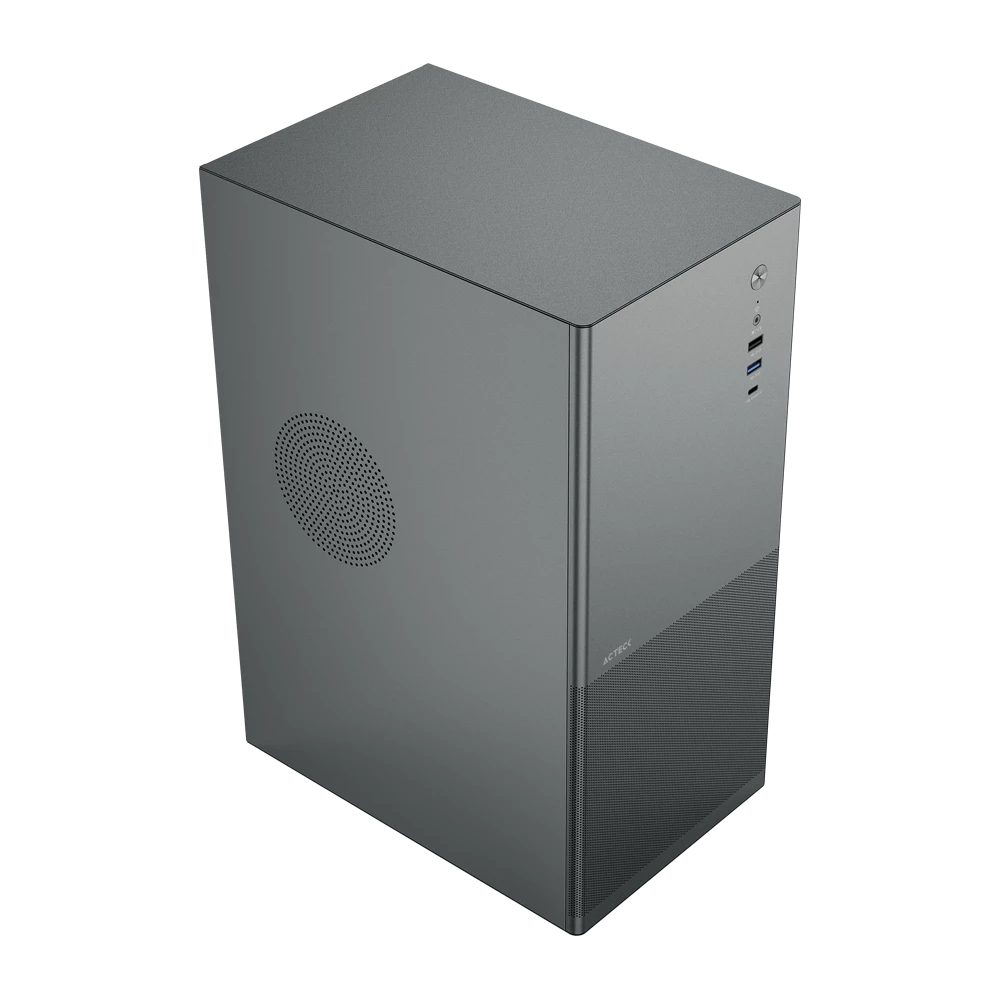 Gabinete Media Torre | Rex Max GM757 | Negro