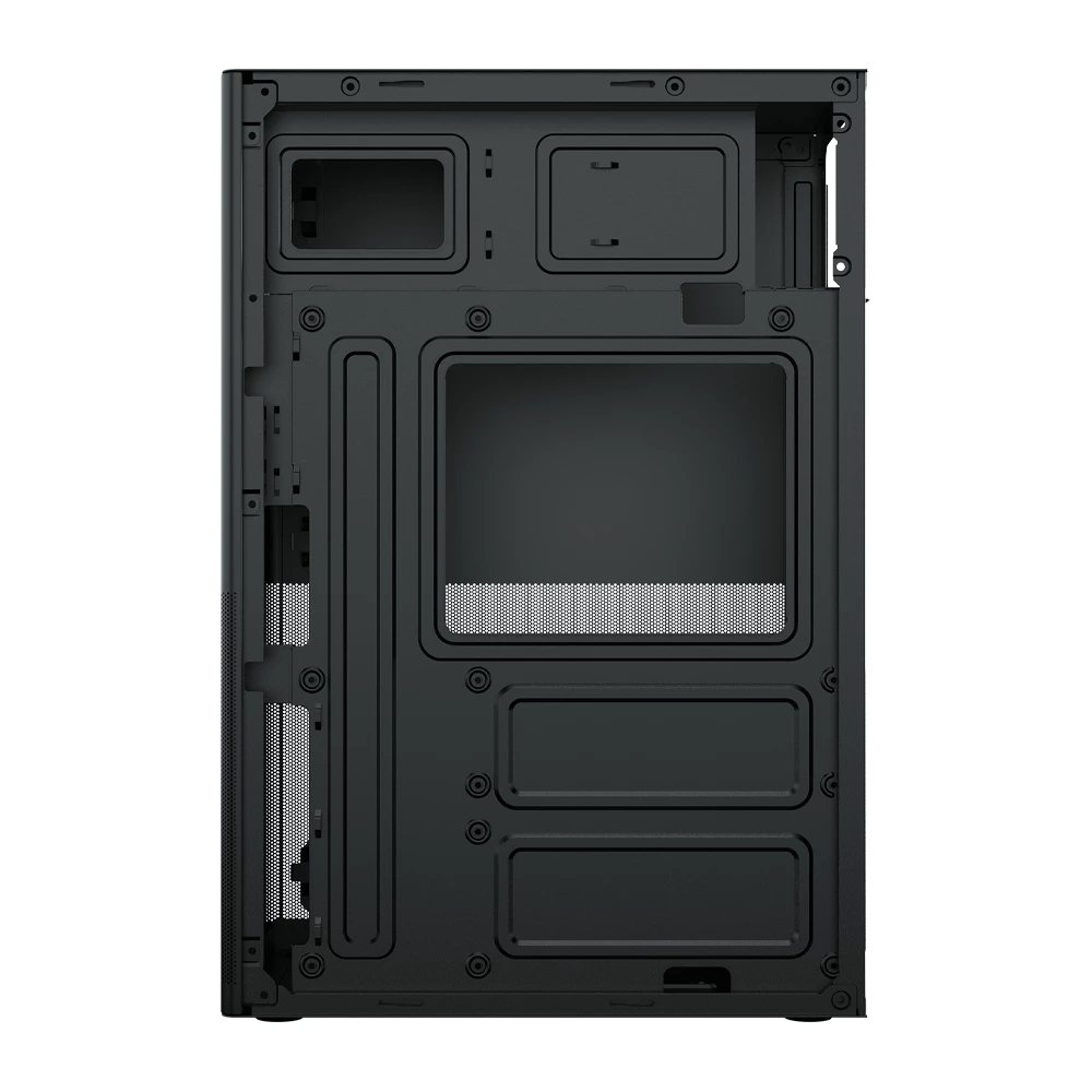 Gabinete Media Torre | Rex Max GM757 | Negro