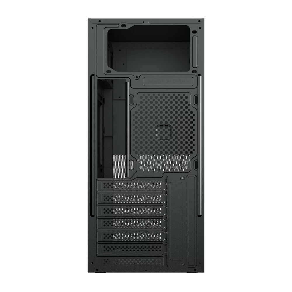 Gabinete Media Torre | Rex Max GM757 | Negro