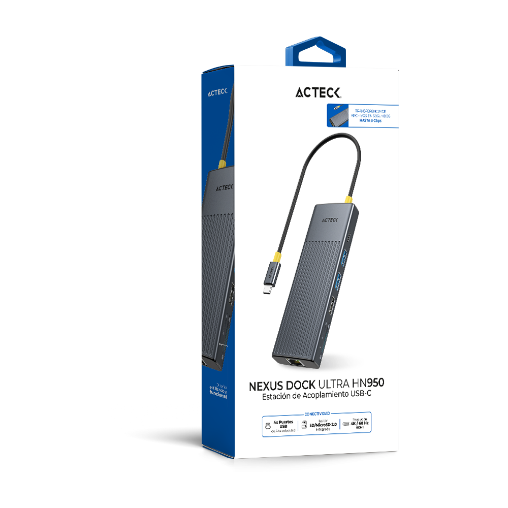 Hub | USB-C 10 en 1 | Nexus Dock Ultra HN950