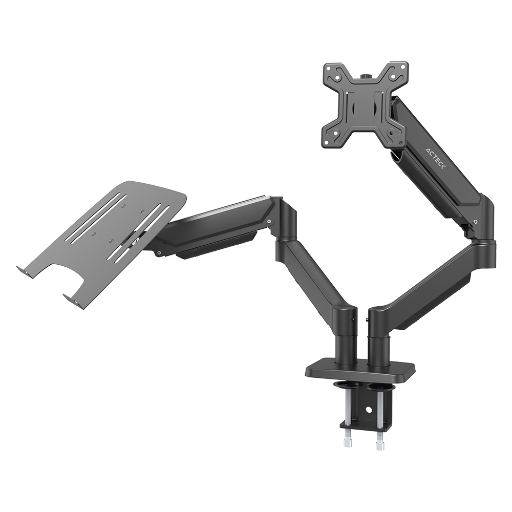 Soporte para Monitor y Laptop con C-Clamp | Enforce Motion SM729 |Negro