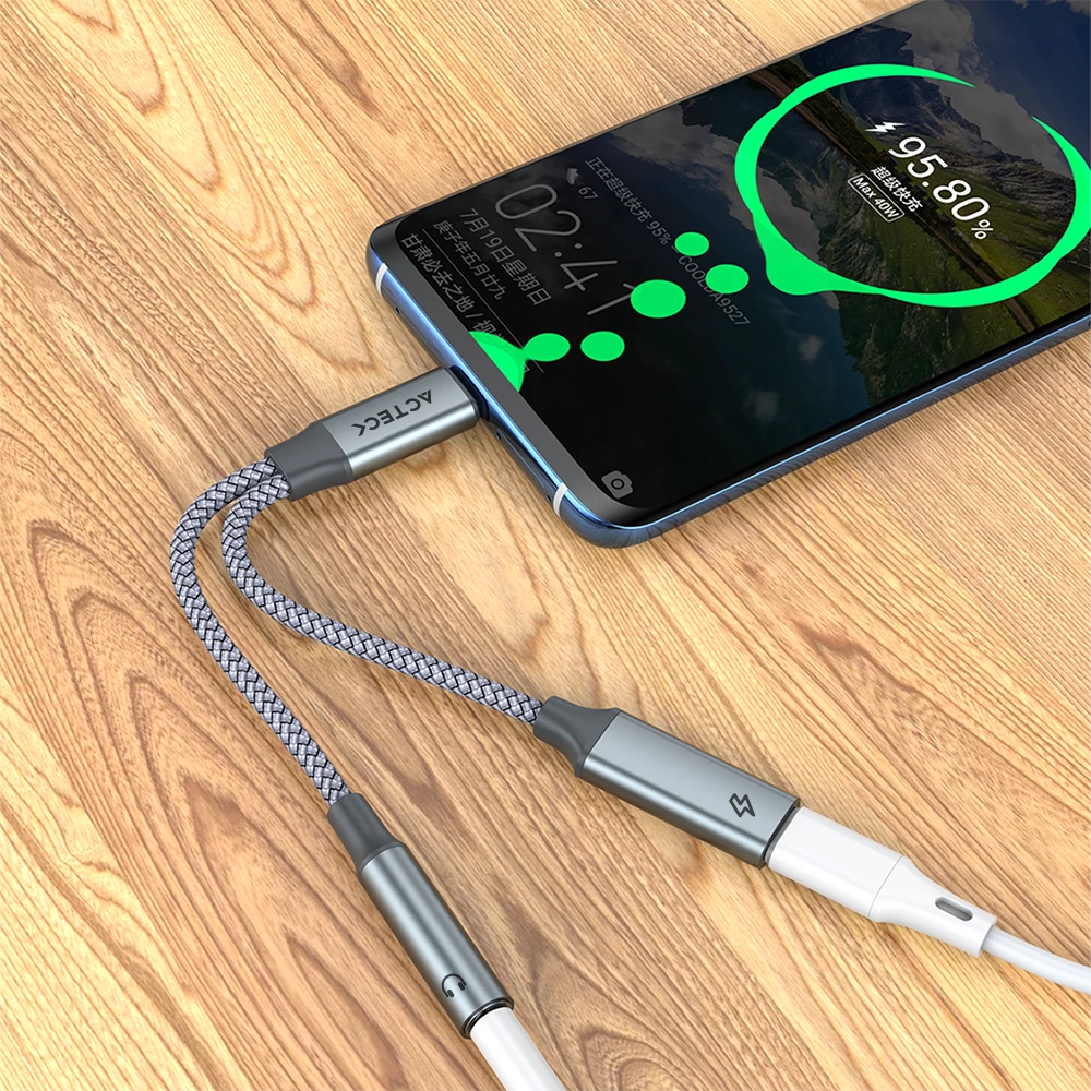 Adaptador USB-C a Jack 3.5 mm Hembra + PD | Gatex Audio AA440