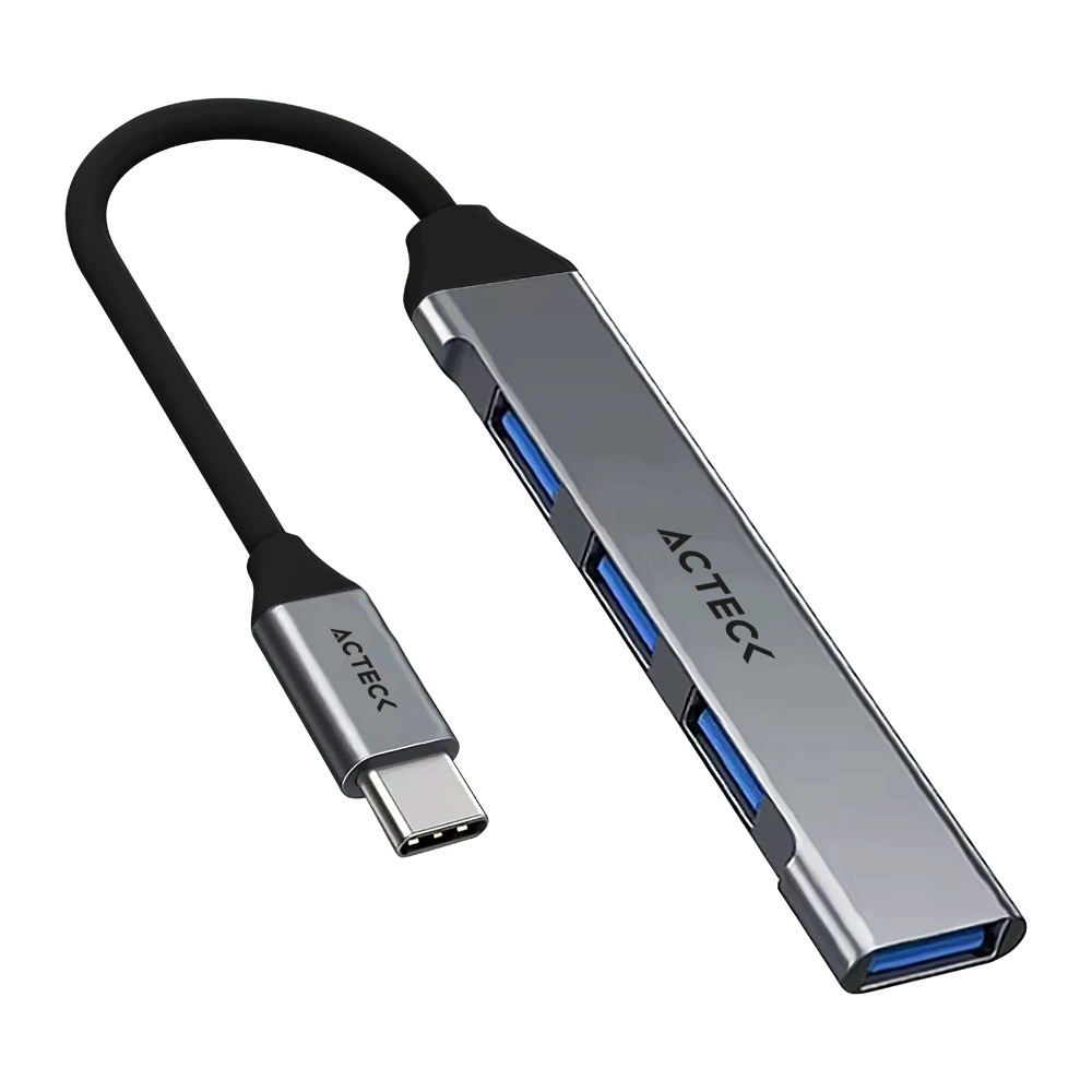 Hub USB-C 4 en 1 | Gatex Port HD505 | Essential Series Titanio