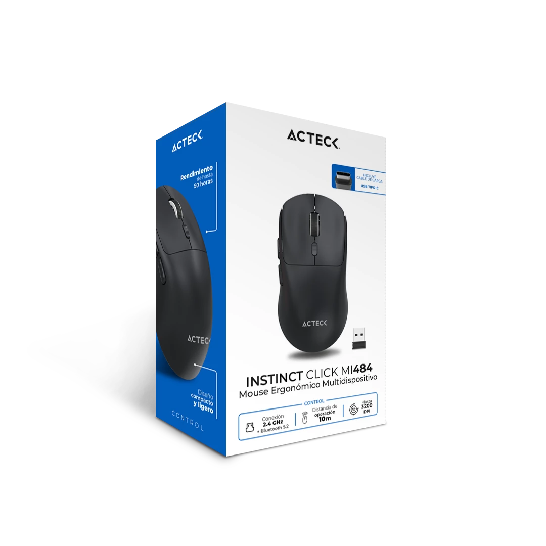 Mouse Ergonomico Multidispositivo | Instinct Click MI484
