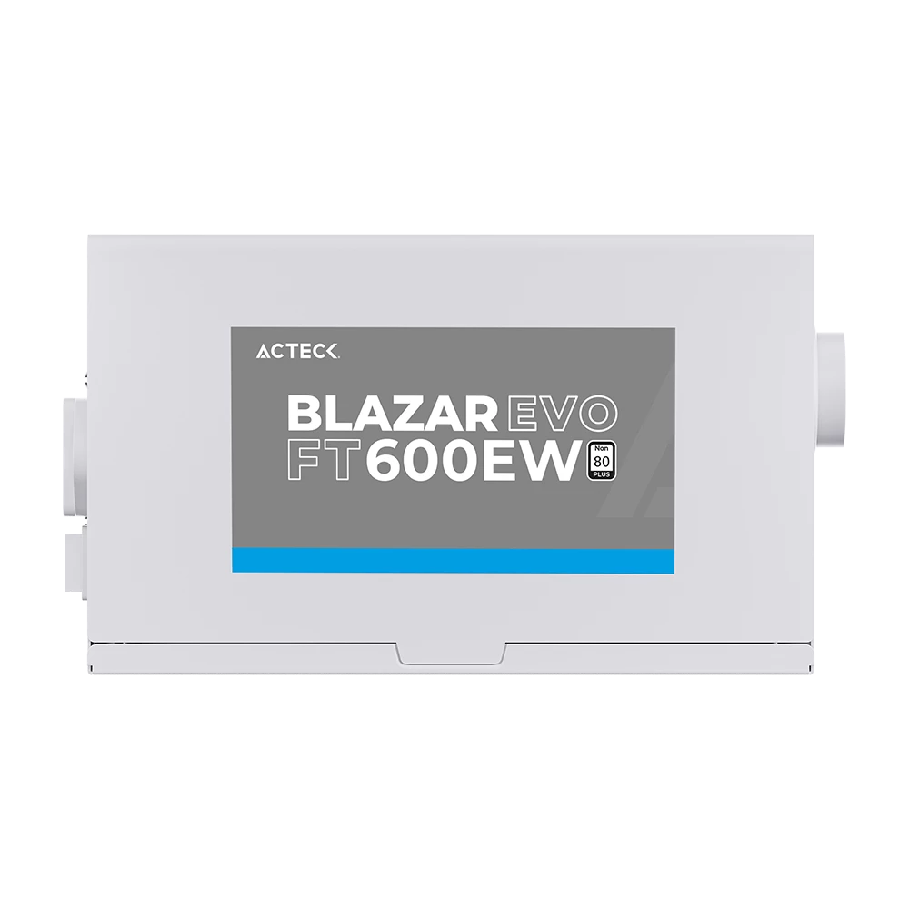 Fuente de Poder | Blazar Evo FT600EW ATX 600W | 1xATX 20+4 + 1xATX12V 4+4 + 2xSATA + 2xMolex + 1xPCIe 6+2 | Blanco