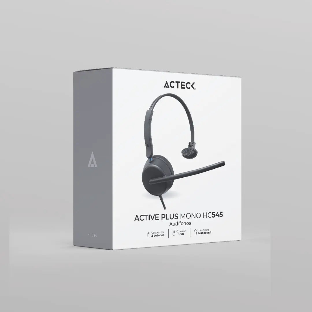 Auricular Monoaural Alámbrico con Micrófono | Active Pro HC545