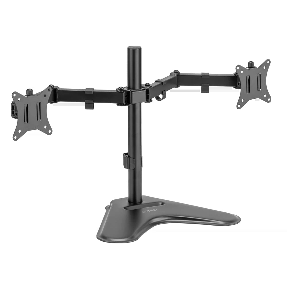 Soporte Articulado para 2 Monitores 17″ - 32″ | Enforce Zone-B SM425 | Soporta 9 kg | Soporte Vesa de 75x75mm | 100x100mm con Base | Advanced Series | Negro